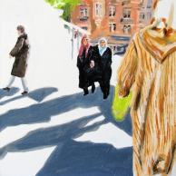 Jeudi à Molenbeek (Bruxelles) - 2010 - 40 X 40 cm