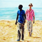Plein soleil (Popenguine, Sénégal) - 2011 - sur toile - 30 X 30 cm