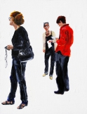 L‘audioguide (Beaubourg, Paris) - 2011 - 26 X 34 cm