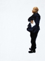L‘homme en noir (Beaubourg, Paris) - 2011 - 19,5 X 26 cm