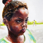 La jumelle (Kinshasa, RDC) - 2012 - 30 X 30 cm