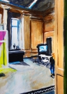 Hall d‘entrée de l‘académie de Molenbeek (Bruxelles) - 2013 - 20,5 X 29 cm
