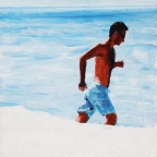 On the beach (Popenguine, Sénégal) - 2014 - 28 X 28 cm