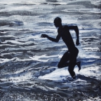 Le ressac (Popenguine, Sénégal) - 2014 - 30 X 30 cm