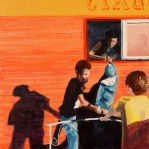 La caisse du cirque (Lalandusse, France) - 2014 - 30 X 30 cm